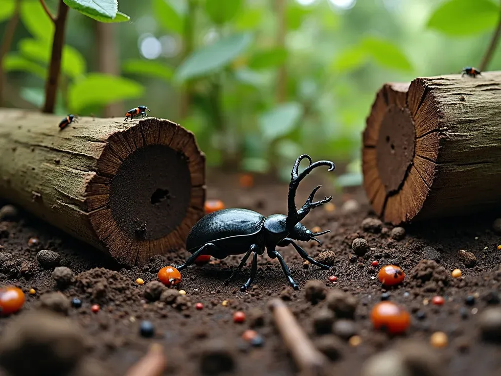 カブトムシの幼虫の生息環境