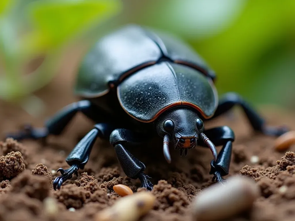 カブトムシ前蛹 成虫