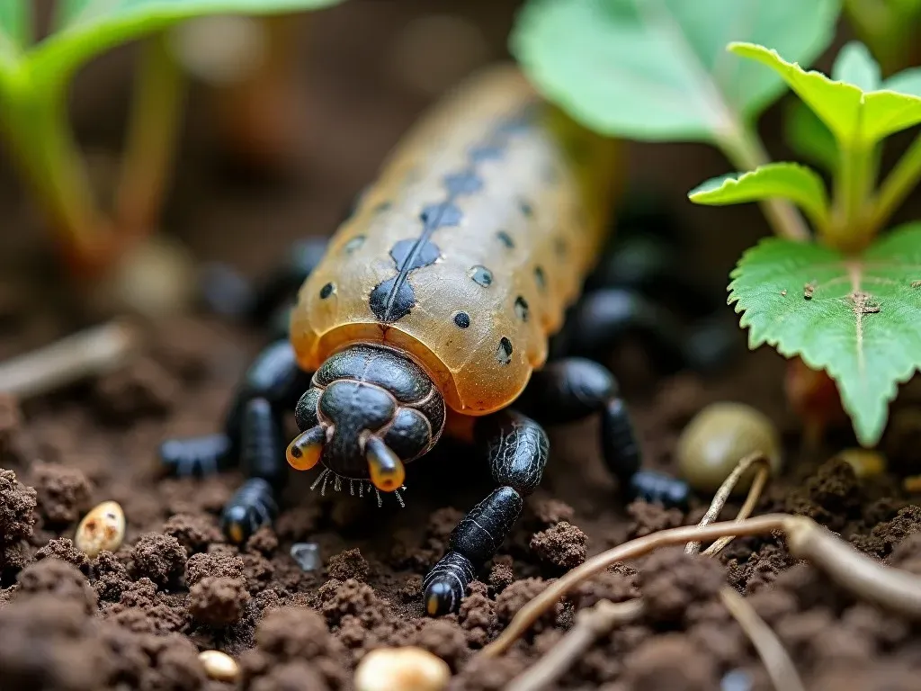 カブトムシ幼虫